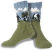 Cows in the Orchard Socks